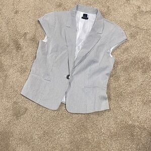 Ann Taylor Light Gray Blazer